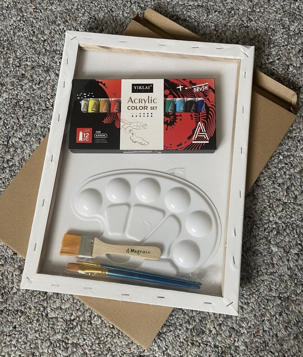 Couple's Wave Double At Home Painting Kit & Video Tutorial