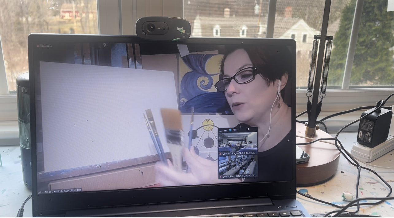 Summer Birdhouse at home Painting Kit and Video Tutorial