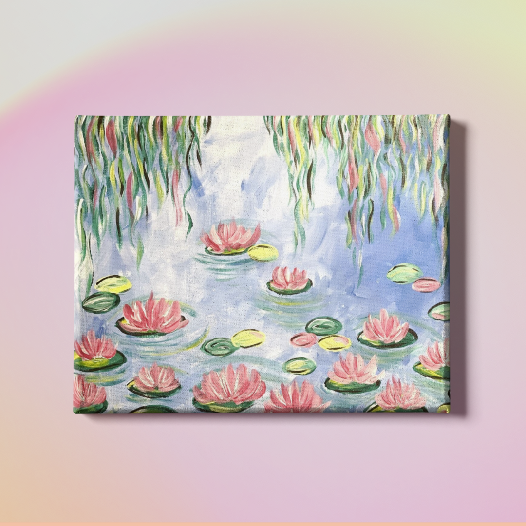 Water Lilies Painting Kit