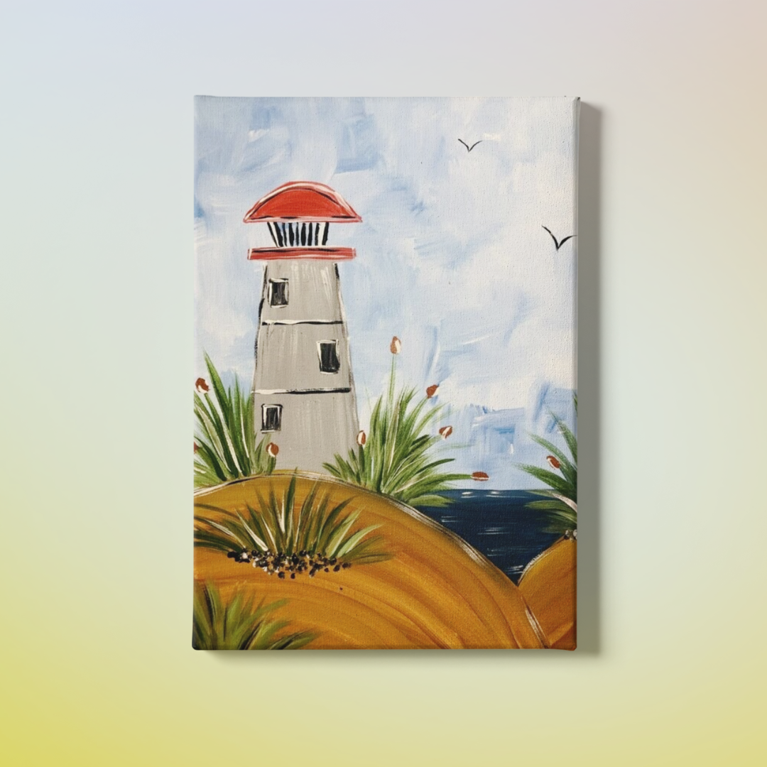 Paint at home kit (2 Pack) - Beach Light House - Full Kit & shops Video