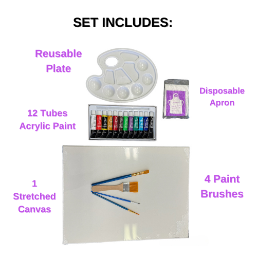 Colors of Love at home Painting Kit & Video Tutorial