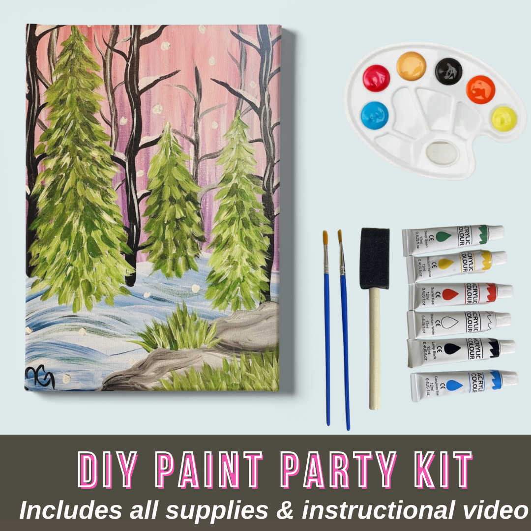 Winter Wonderland Paint Kit & Tutorial