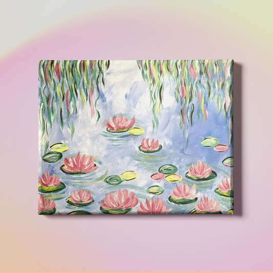 Monet's Waterlilies Painting Kit & Video Tutorial