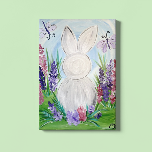 Spring Bunny at home Painting Kit & Video Tutorial